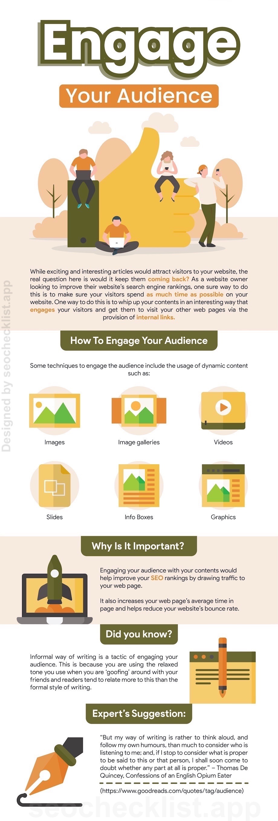 Engage your audience